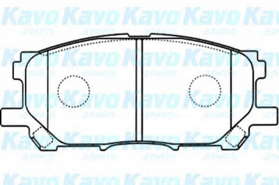 KAVO PARTS bp9090 -  Комплект тормозных колодок, дисковый тормоз